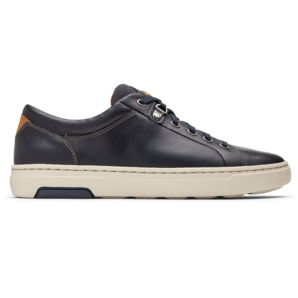 Tenis Rockport Homem Azuis - Lets Walk Cupsole Lace-To-Toe - 86357UIDH